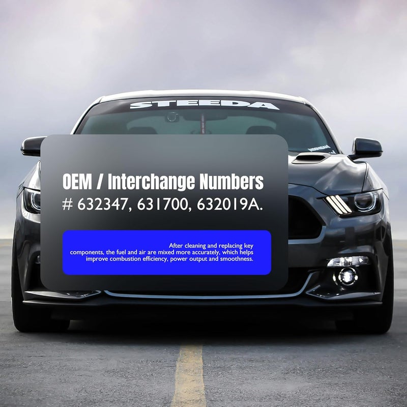 OXCANO 632347 Carburetor Rebuild kit Compatible with Coleman Generator Snowblower 6HP 8HP 10HP HM100 HSMK80 Engine, TECUMSEH HM70-HM100 OHM120 TVM170 TVM195 TVM220 TVXL195 TVXL220 VH100 HHM80 OVM120 - Image 5